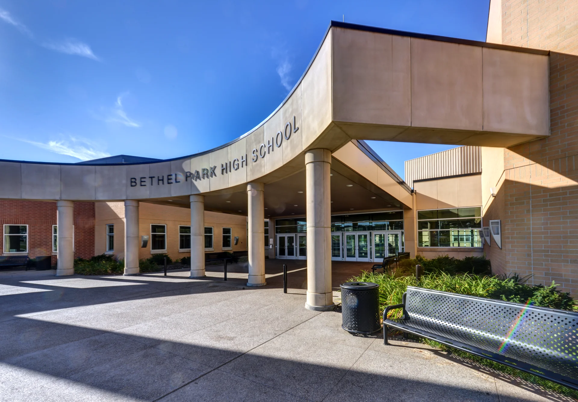 Bethel Park High School Main Entrance