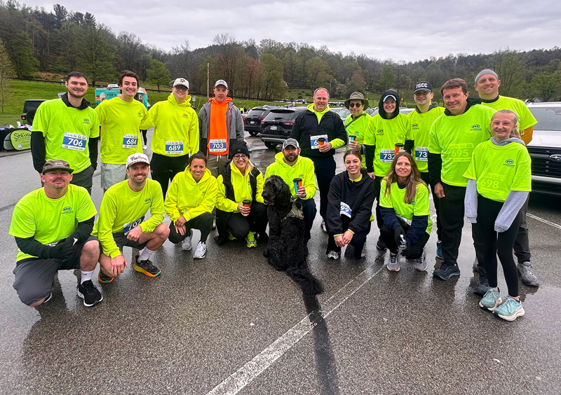 Mascaro team at a fundraising walk