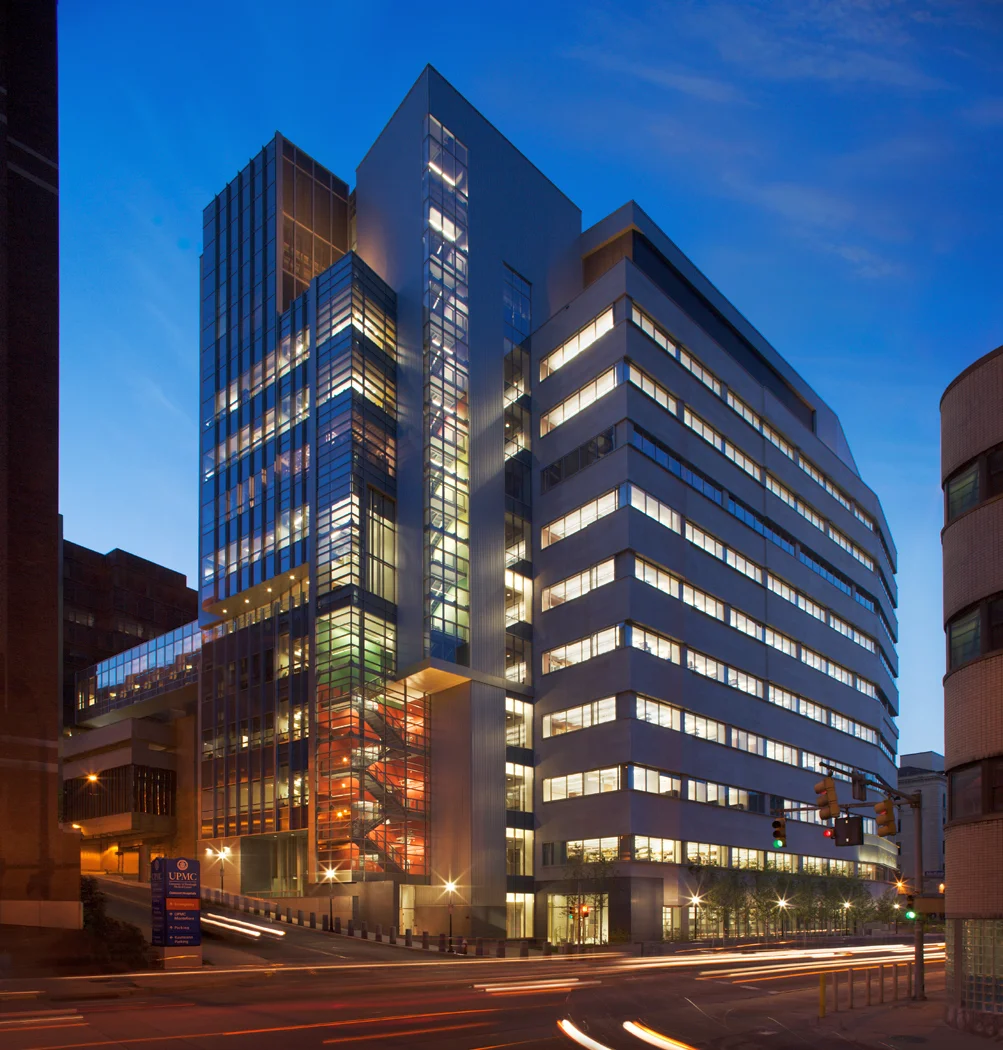 Biomedical Science Tower 3 Night View