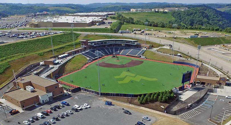 WVU Monongalia County Ballpark Aerial View