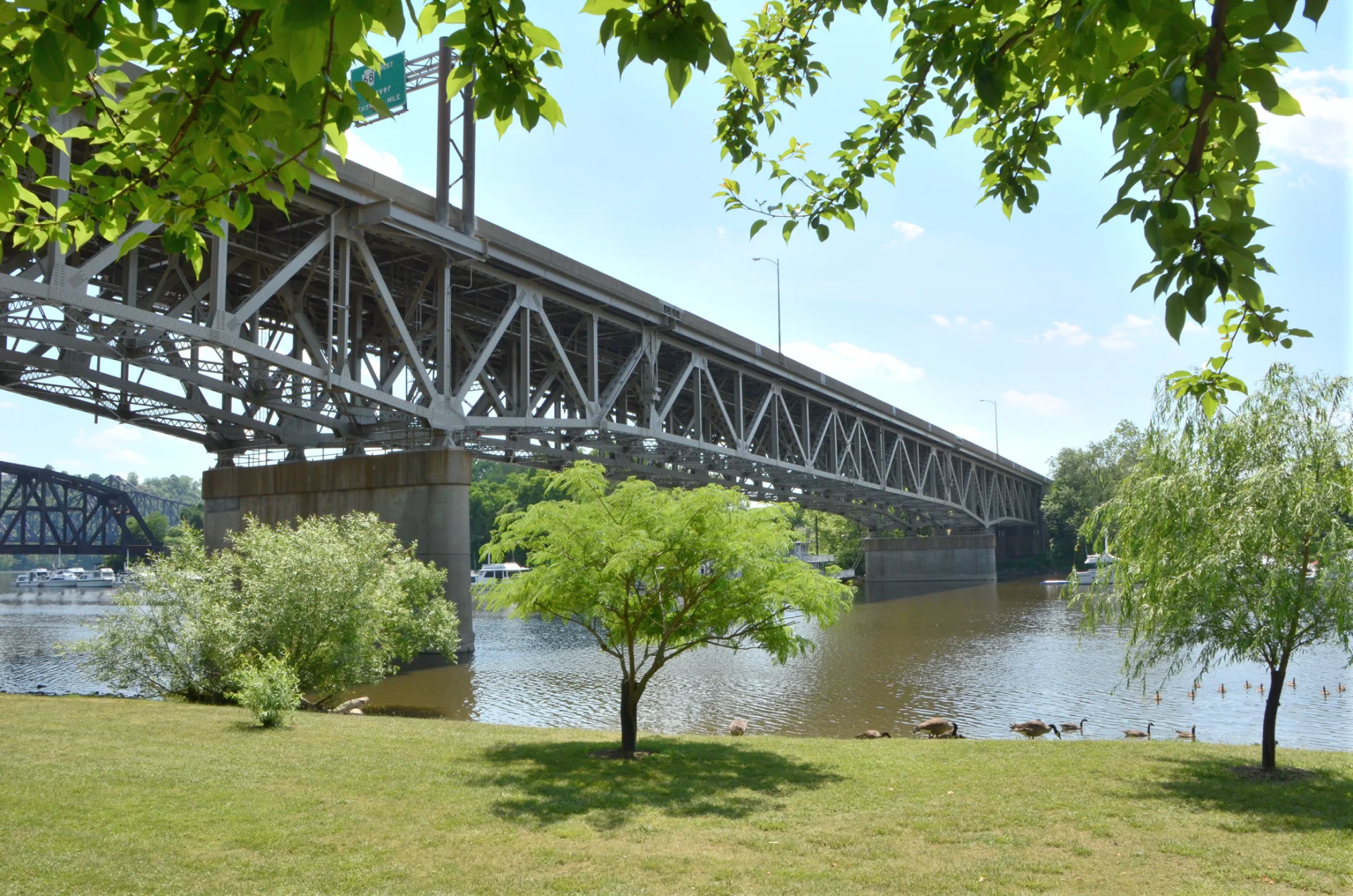 Beaver-Rochester Bridge Riverfront View