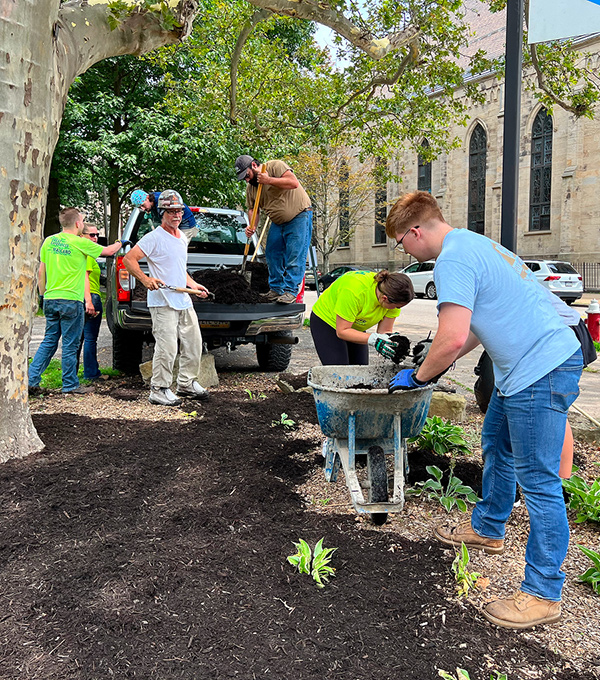 Mascaro team planting 